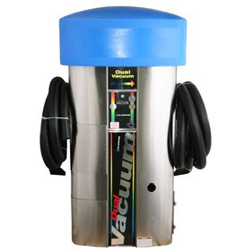 J.E. ADAMS 8960-220 Dual Vacuum 4 Motors (2 per side) 220 Volt Car Wash Vacuum (International Use 220Volt)